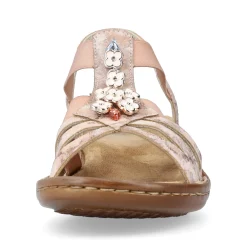 Rieker Damen Riemchensandalen altrosa
