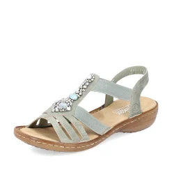 Rieker Damen Riemchensandalen mintgrün