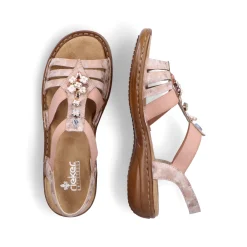 Rieker Damen Riemchensandalen altrosa