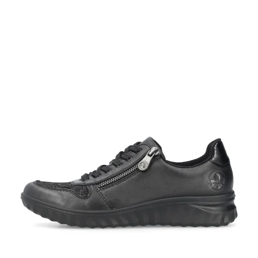 Rieker Damen Schnürschuhe urbanschwarz