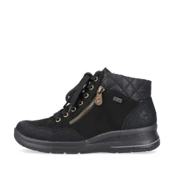 Rieker Damen Schnürschuhe tiefschwarz