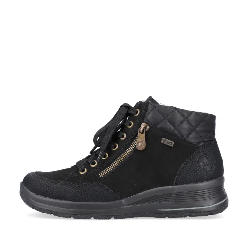 Rieker Damen Schnürschuhe tiefschwarz