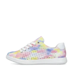 Rieker Damen Schnürschuhe multi-edelweiß