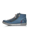 Rieker Damen Schnürschuhe azurblau