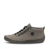 Rieker Damen Schnürschuhe braungrau