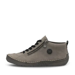 Rieker Damen Schnürschuhe braungrau