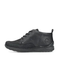 Rieker Damen Schnürschuhe urbanschwarz
