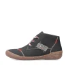 Rieker Damen Schnürschuhe tiefschwarz