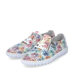 Rieker Damen Schnürschuhe geblümt