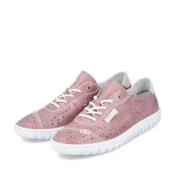 Rieker Damen Schnürschuhe blütenrosa