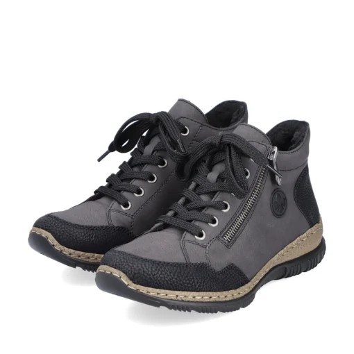 Rieker Damen Schnürschuhe anthrazit