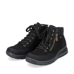 Rieker Damen Schnürschuhe tiefschwarz