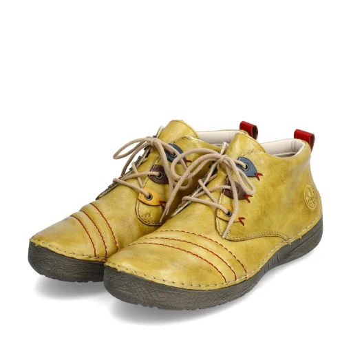 Rieker Damen Schnürschuhe exoticgelb