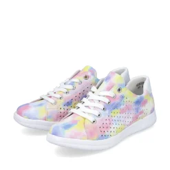 Rieker Damen Schnürschuhe multi-edelweiß