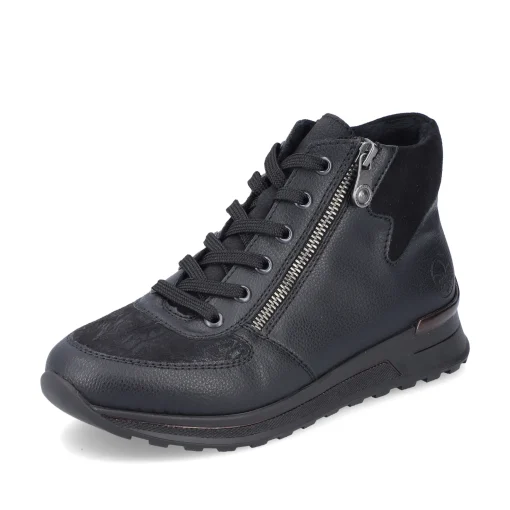 Rieker Damen Schnürschuhe tiefschwarz