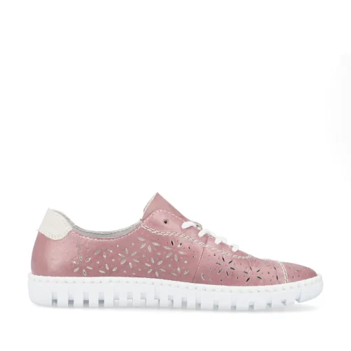 Rieker Damen Schnürschuhe blütenrosa