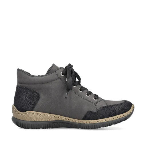 Rieker Damen Schnürschuhe anthrazit