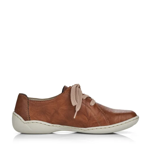 Rieker Damen Schnürschuhe kastanienbraun