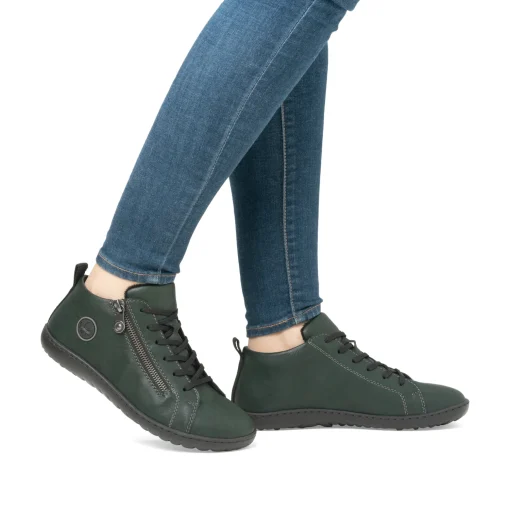 Rieker Damen Schnürschuhe waldgrün