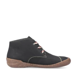 Rieker Damen Schnürschuhe tiefschwarz
