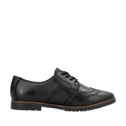 Rieker Damen Schnürschuhe tiefschwarz