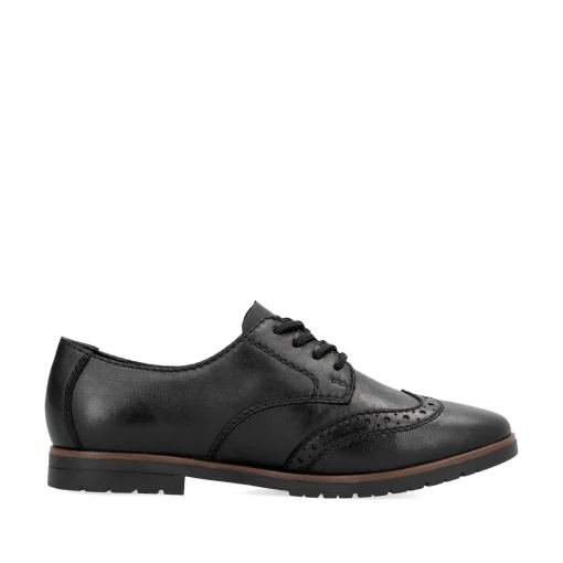 Rieker Damen Schnürschuhe tiefschwarz