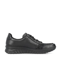 Rieker Damen Schnürschuhe urbanschwarz