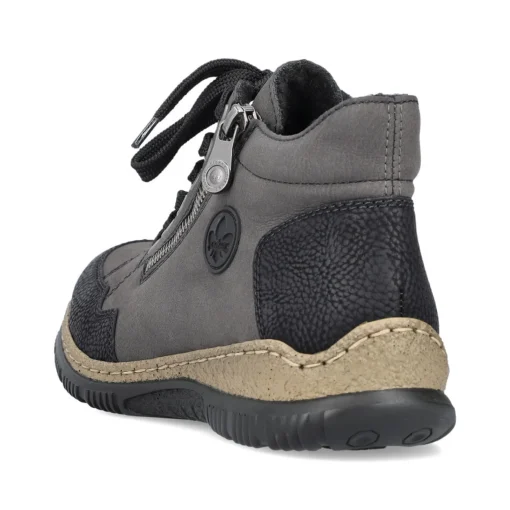 Rieker Damen Schnürschuhe anthrazit