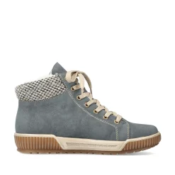 Rieker Damen Schnürschuhe blaugrau