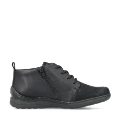 Rieker Damen Schnürschuhe urbanschwarz