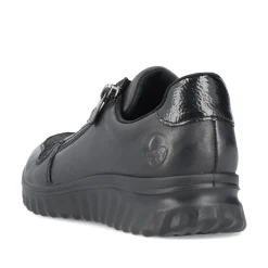 Rieker Damen Schnürschuhe urbanschwarz
