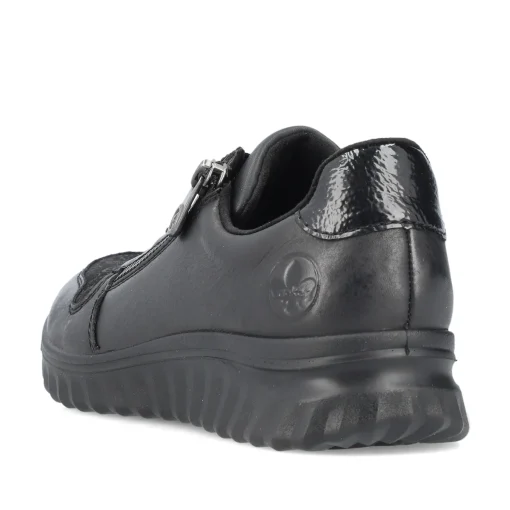 Rieker Damen Schnürschuhe urbanschwarz