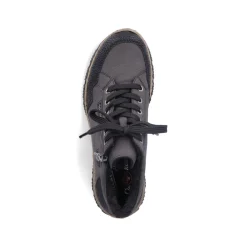 Rieker Damen Schnürschuhe anthrazit