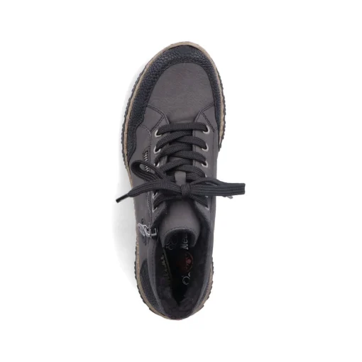 Rieker Damen Schnürschuhe anthrazit