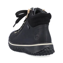 Rieker Damen Schnürschuhe tiefschwarz