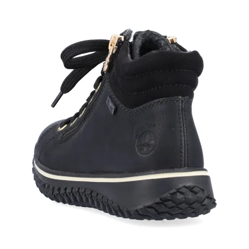 Rieker Damen Schnürschuhe tiefschwarz
