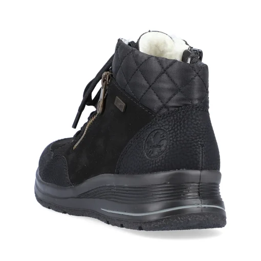 Rieker Damen Schnürschuhe tiefschwarz