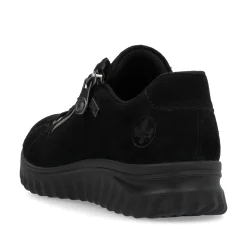 Rieker Damen Schnürschuhe nachtschwarz