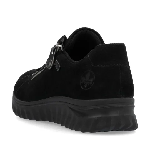 Rieker Damen Schnürschuhe nachtschwarz