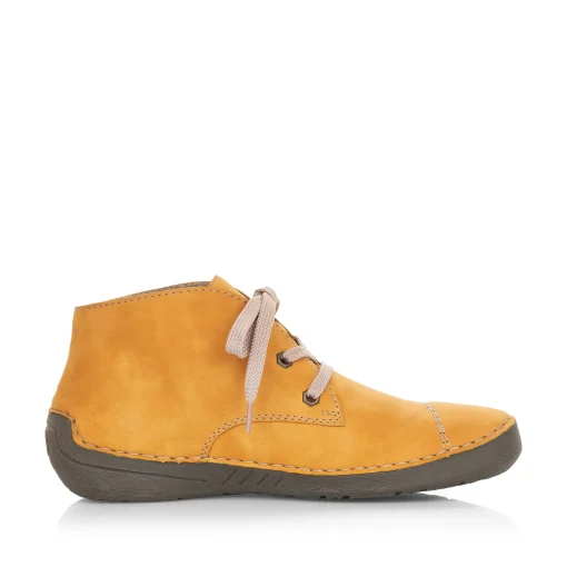 Rieker Damen Schnürschuhe honiggelb