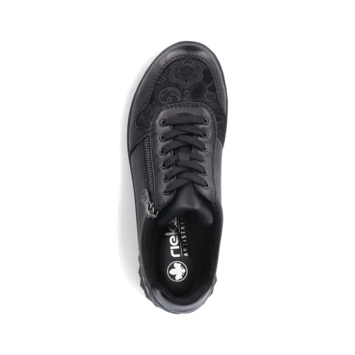 Rieker Damen Schnürschuhe urbanschwarz