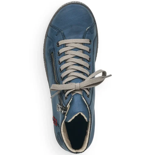 Rieker Damen Schnürschuhe azurblau