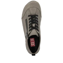 Rieker Damen Schnürschuhe braungrau