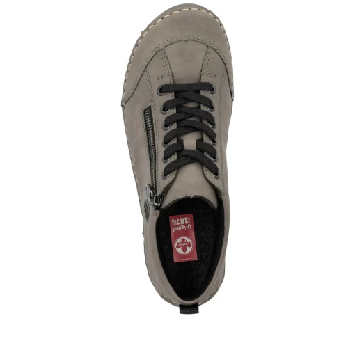 Rieker Damen Schnürschuhe braungrau