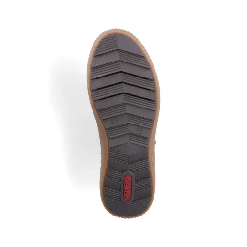 Rieker Damen Schnürschuhe carbonschwarz