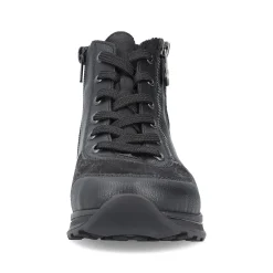 Rieker Damen Schnürschuhe tiefschwarz