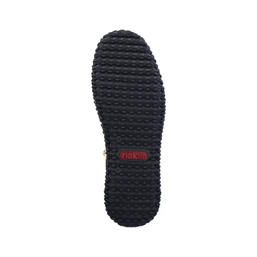 Rieker Damen Schnürschuhe tiefschwarz