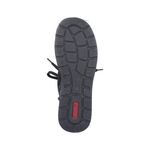 Rieker Damen Schnürschuhe tiefschwarz