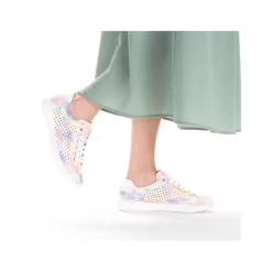 Rieker Damen Schnürschuhe multi-edelweiß
