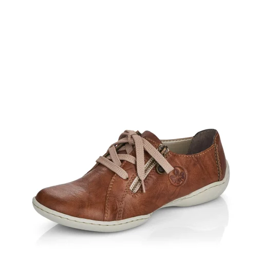 Rieker Damen Schnürschuhe kastanienbraun